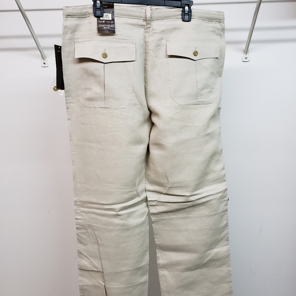 Perry Ellis natural linen pants - Picture 5 of 5